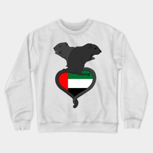 Gerbil United Arab Emirates UAE (dark) Crewneck Sweatshirt